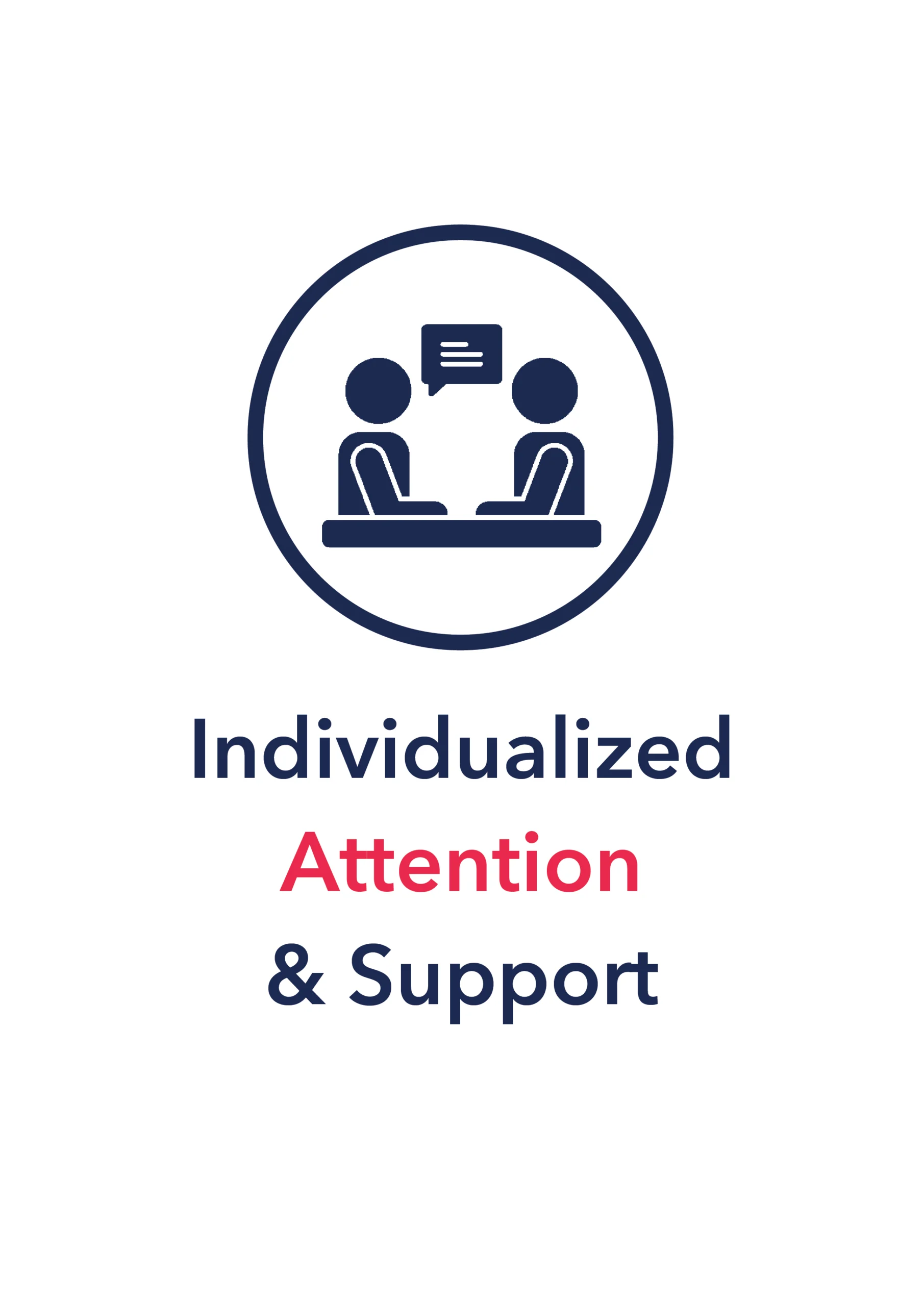 individualized attention & Support