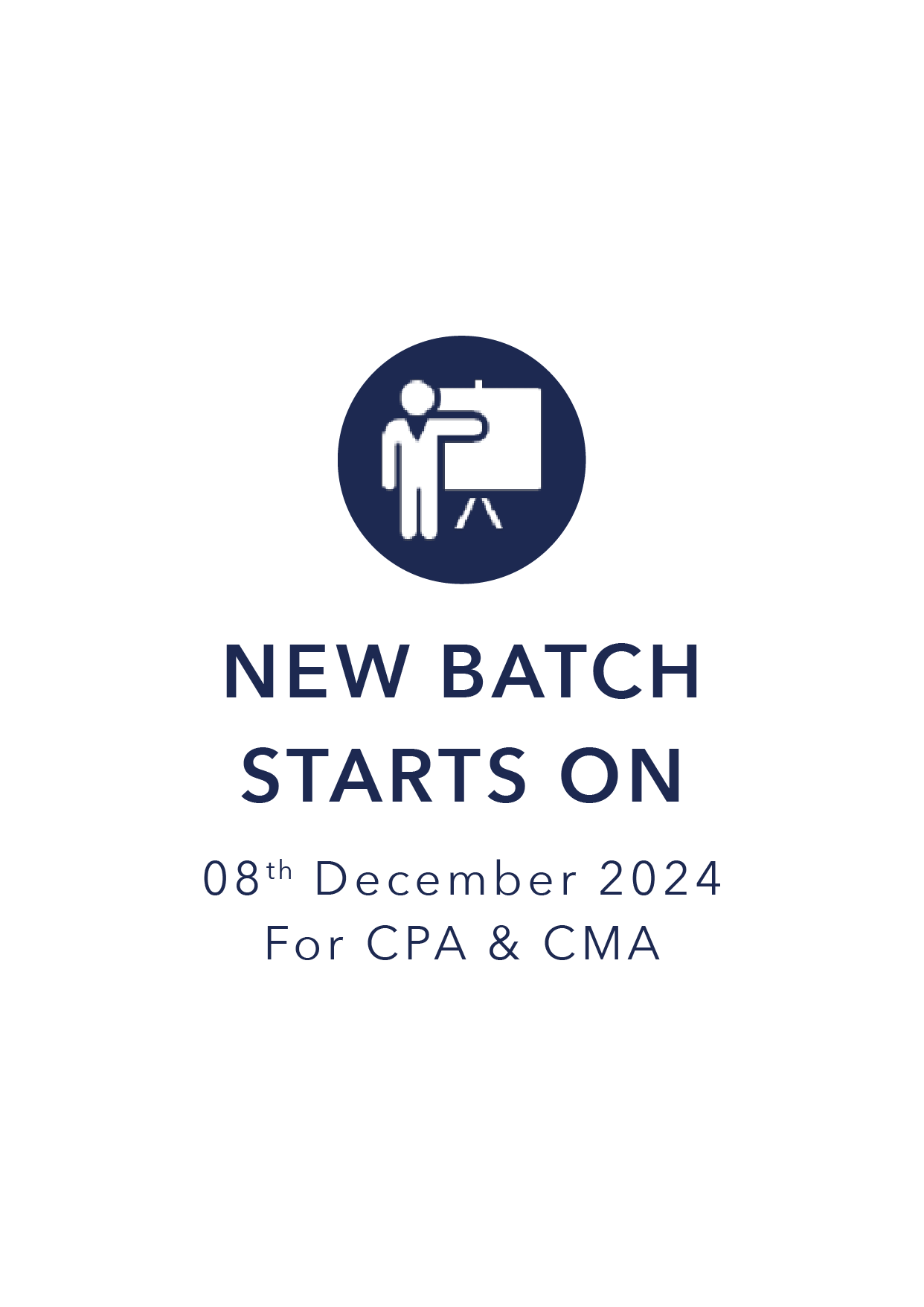 new US CPA batch start date